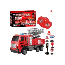 WOOPIE Zdalnie Sterowany Wóz Strażacki Podnośnik