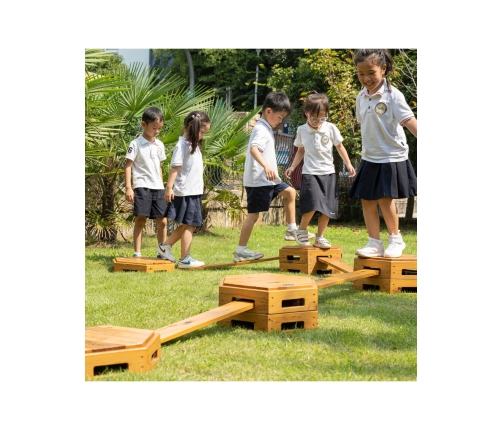 CLASSIC WORLD EDU Drewniany Tor Równoważnia XXL Ścieżka Ruchowa Motoryczna