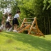 CLASSIC WORLD EDU Drewniany Plac Zabaw XL Zestaw Drabinka Montessori do Wspinaczki