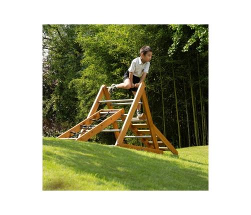 CLASSIC WORLD EDU Drewniany Plac Zabaw XL Zestaw Drabinka Montessori do Wspinaczki