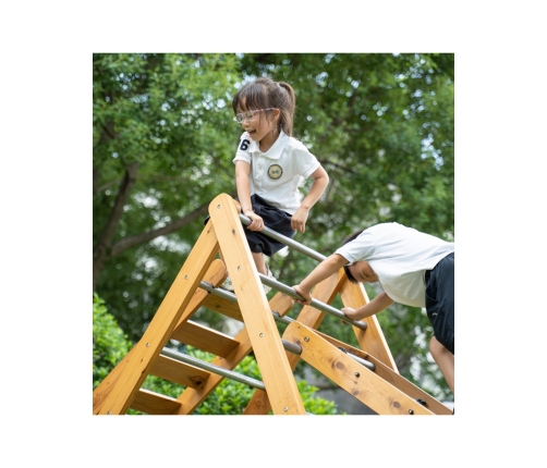 CLASSIC WORLD EDU Drewniany Plac Zabaw XL Zestaw Drabinka Montessori do Wspinaczki