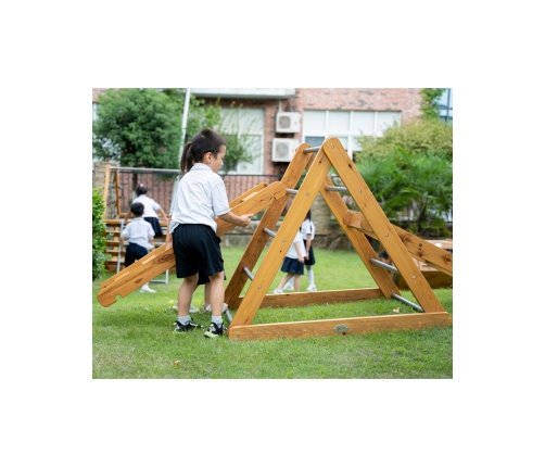 CLASSIC WORLD EDU Drewniany Plac Zabaw XL Zestaw Drabinka Montessori do Wspinaczki