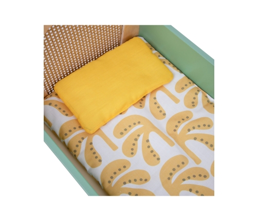 CLASSIC WORLD Drewniana Kołyska Vintage Łóżeczko dla Lalek