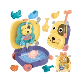 WOOPIE Zestaw do Piasku 3w1 Walizka Piesek + Zabawka Wodna - 3 szt.