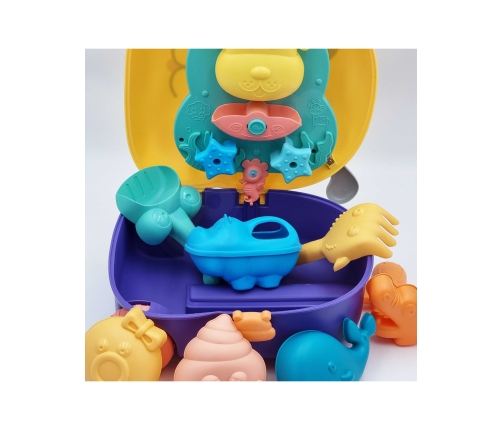 WOOPIE Zestaw do Piasku 3w1 Walizka Piesek + Zabawka Wodna - 3 szt.