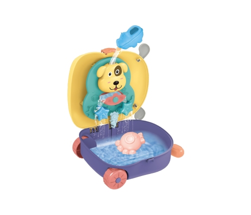 WOOPIE Zestaw do Piasku 3w1 Walizka Piesek + Zabawka Wodna - 8 szt.