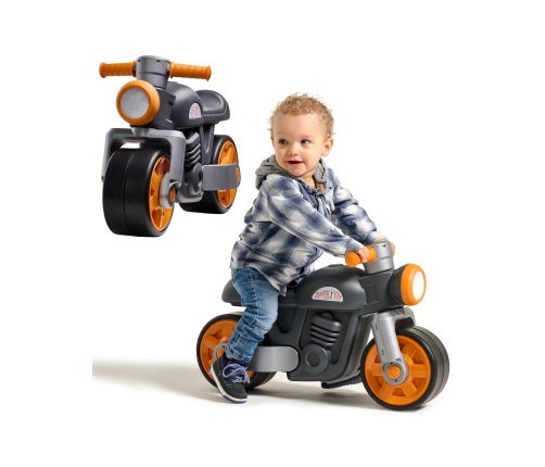 Bērnu līdzsvara motocikls FALK Prem1er Retro Black