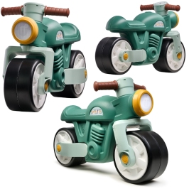 Bērnu līdzsvara motocikls FALK Prem1er Retro Green