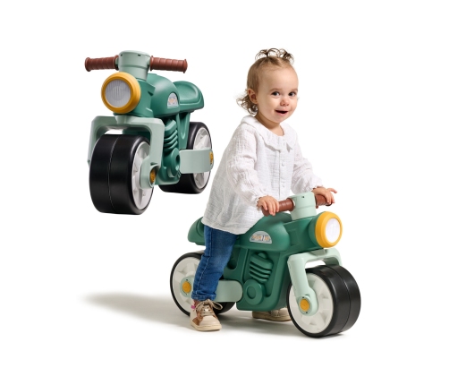 Bērnu līdzsvara motocikls FALK Prem1er Retro Green