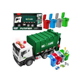 WOOPIE Śmieciarka Ciężarówka Segregacja Śmieci - skala 1:10 WOOPIE Śmieciarka Ciężarówka Segregacja Śmieci - skala 1:10