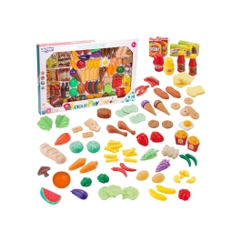 WOOPIE Zestaw do Kuchni Sklepu Warzywa Owoce 120el.