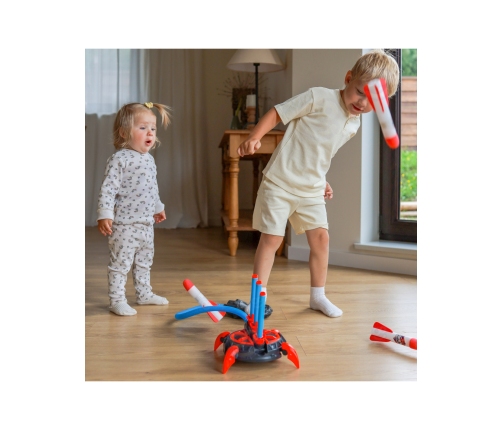 WOOPIE Wyrzutnia Rakiet Piankowych 6 szt.