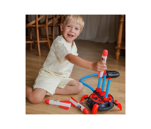 WOOPIE Wyrzutnia Rakiet Piankowych 6 szt.