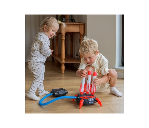 WOOPIE Wyrzutnia Rakiet Piankowych 6 szt.