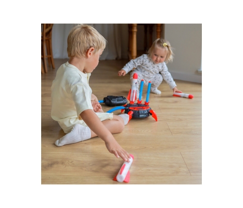 WOOPIE Wyrzutnia Rakiet Piankowych 6 szt.