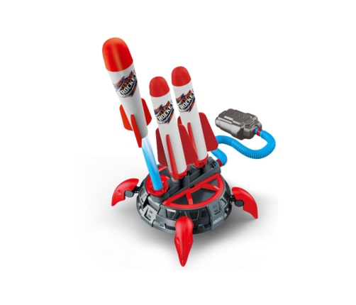 WOOPIE Wyrzutnia Rakiet Piankowych 6 szt.