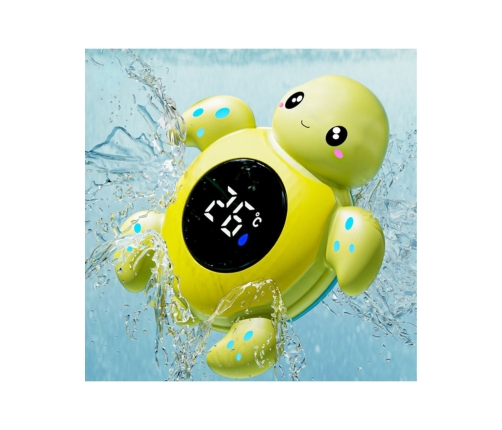 WOOPIE BABY Termometr do Kąpieli 2w1 Mierzenia Temperatury Wody i Pomieszczenia Żółwik