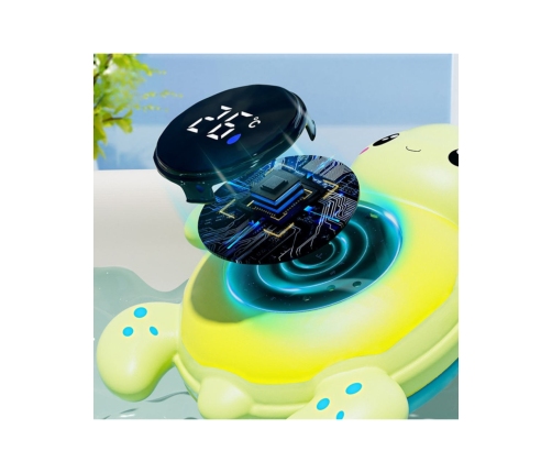 WOOPIE BABY Termometr do Kąpieli 2w1 Mierzenia Temperatury Wody i Pomieszczenia Żółwik