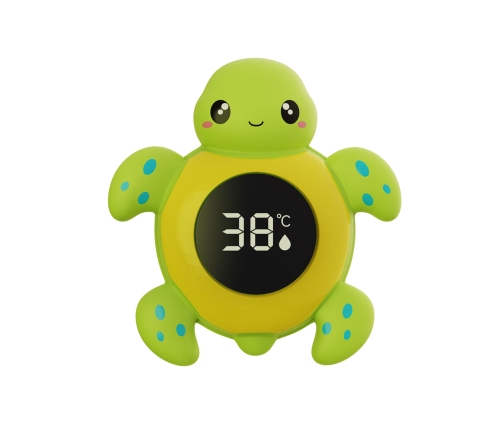 WOOPIE BABY Termometr do Kąpieli 2w1 Mierzenia Temperatury Wody i Pomieszczenia Żółwik