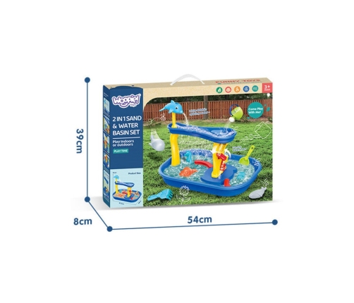 WOOPIE Stolik Wodny Wodospad Delfinek 11el.