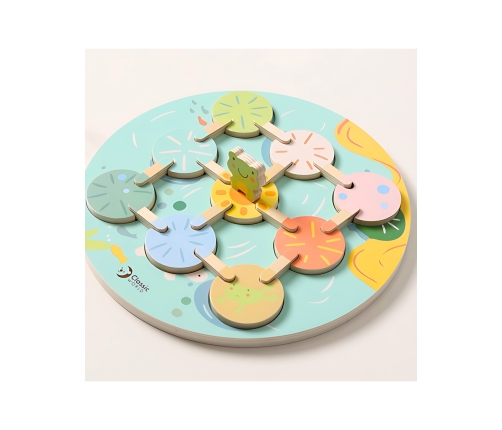 CLASSIC WORLD Gra Sensoryczna Liść Lotosu Dopasuj Kształty i Kolory