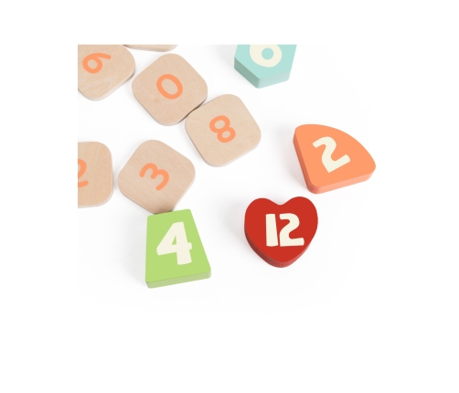 CLASSIC WORLD Zegar Miś Montessori Edukacyjny 3w1 Nauka Czasu Liczenia i Daty