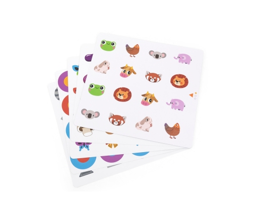 Viga Memory Gra Pamięciowa Zgadnij Obrazki 10 Kart Montessori