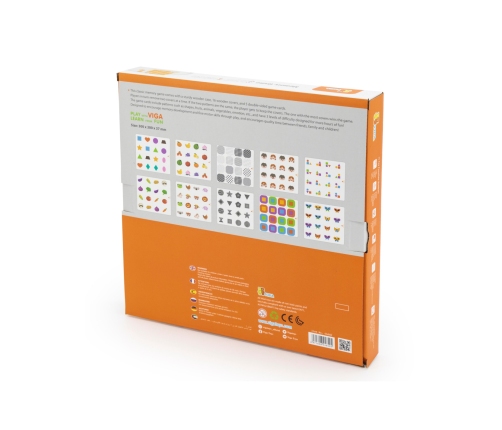 Viga Memory Gra Pamięciowa Zgadnij Obrazki 10 Kart Montessori