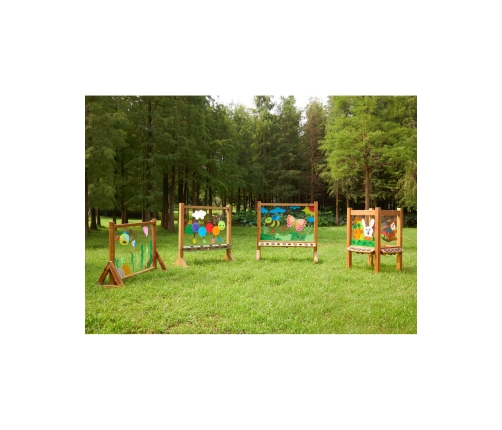 MASTERKIDZ Przezroczysta Akrylowa Tablica Malarska + Kubeczki