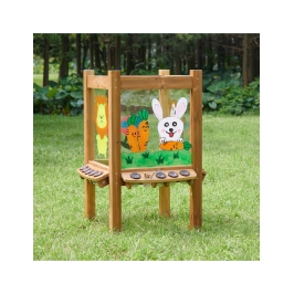 MASTERKIDZ 4 Stronna Tablica Przezroczysta Akrylowa Do Malowania + Kubeczki