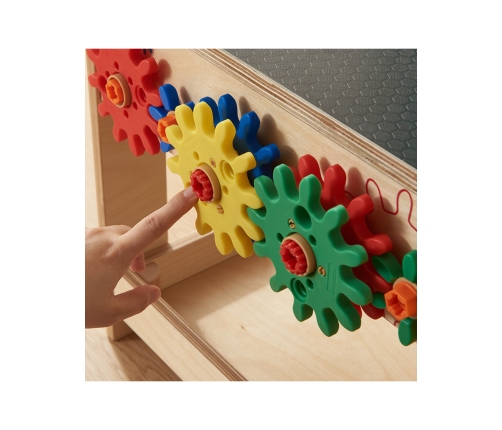 MASTERKIDZ Drewniany Warsztat Montessori STEM z Narzędziami + Akcesoria