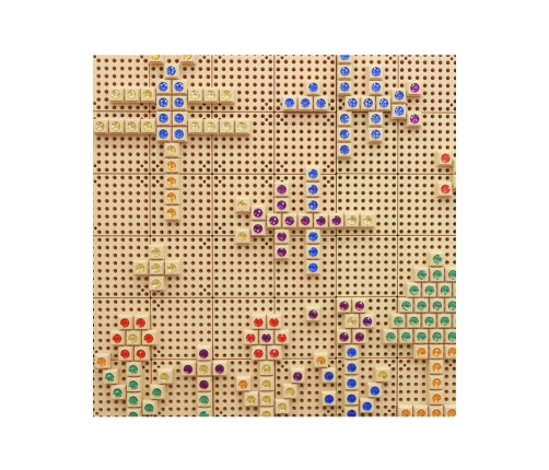 MASTERKIDZ Drewniana Tablica STEM Wolnostojąca XXL w Kształcie Domu + Akcesoria