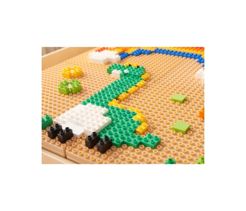 MASTERKIDZ Zestaw Klocków Konstrukcyjnych STEM 563 el. z Nakładkami na Panel 4 szt.