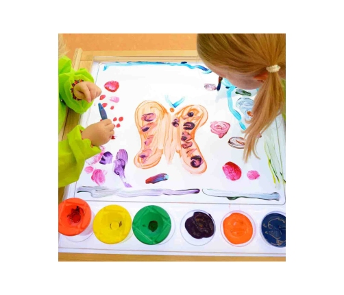 MASTERKIDZ Rama Sensoryczna - Panel LED + Przezroczysta Taca Do Malowania