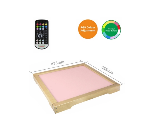 MASTERKIDZ Panel Świetlny LED Zmiana Kolorów Pilotem + Zestaw Akcesoriów