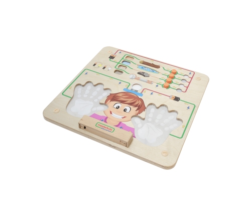 MASTERKIDZ System Do Montażu 5 Tablic Edukacyjnych Masterkidz Flex + Zestaw 5 Tablic Edukacyjnych