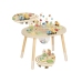 TOOKY TOY Drewniany Stolik Aktywności Safari
