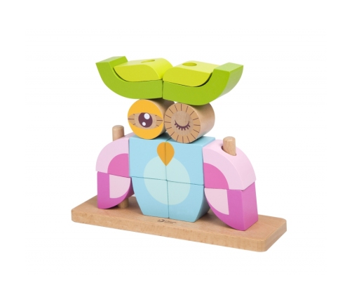 TOOKY TOY Drewniane Interaktywne Puzzle Zwierzątka