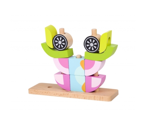 TOOKY TOY Drewniane Interaktywne Puzzle Zwierzątka