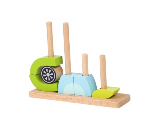 TOOKY TOY Drewniane Interaktywne Puzzle Zwierzątka