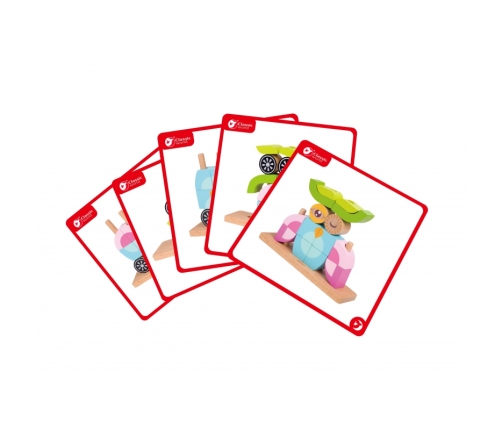 Kreatywne Drewniane Klocki Przestrzenne 3d Classic World Sowa