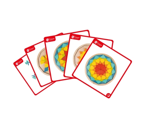 CLASSIC WORLD MONTESSORI Puzzle Mosaic Tangram Patterns Shapes and Colors