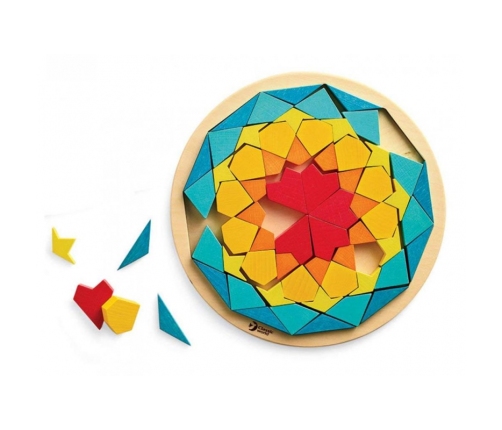 CLASSIC WORLD MONTESSORI Puzzle Mosaic Tangram Patterns Shapes and Colors