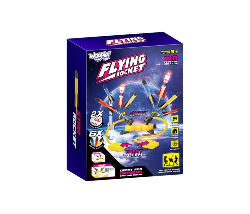 WOOPIE Podwójna Wyrzutnia Rakiet Piankowych 8szt.