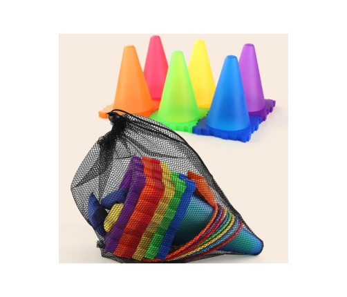 WOOPIE Zestaw Gier Ogrodowych 3w1 Pachołki Obręcze Woreczki 30 el.