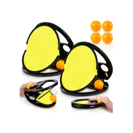 WOOPIE Catch Ball Gra Zręcznościowa Rzucaj Łap Dla Dwojga 2x Paletki+ 4 Piłki WOOPIE Catch Ball Gra Zręcznościowa Rzucaj Łap Dla Dwojga 2x Paletki+ 4 Piłki