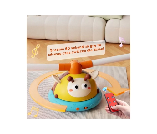 WOOPIE Gra Zręcznościowa Skakanka Automatyczna 2w1 Rzut do Celu Pszczółka