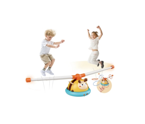 WOOPIE Gra Zręcznościowa Skakanka Automatyczna 2w1 Rzut do Celu Pszczółka