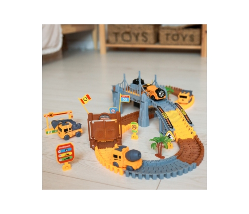 WOOPIE Tor Budowlany Zestaw Konstrukcyjny 174 Elementy