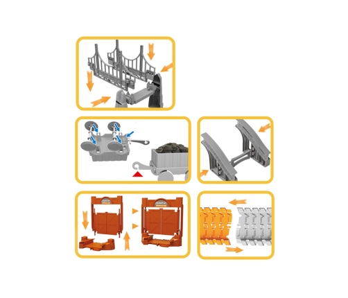 WOOPIE Tor Budowlany Zestaw Konstrukcyjny 174 Elementy